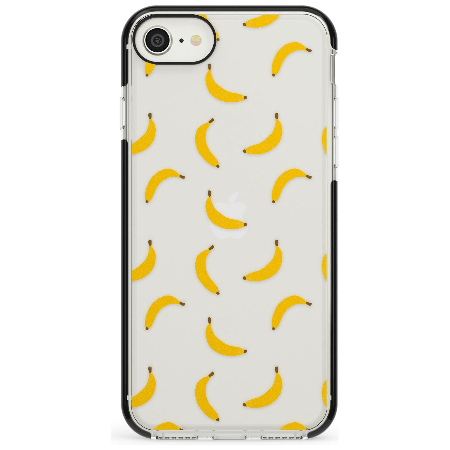 Banana Pattern iPhone Case Black Impact Phone Case - Case Warehouse
