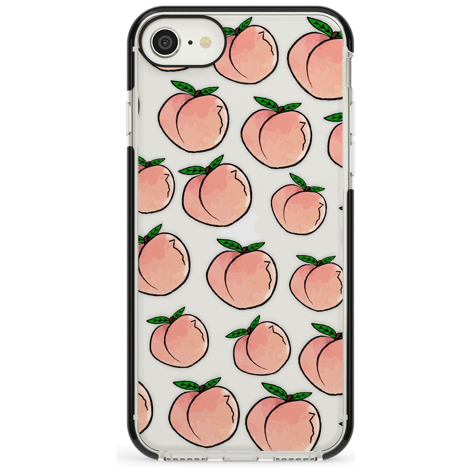 Life's a Peach iPhone Case Black Impact Phone Case - Case Warehouse