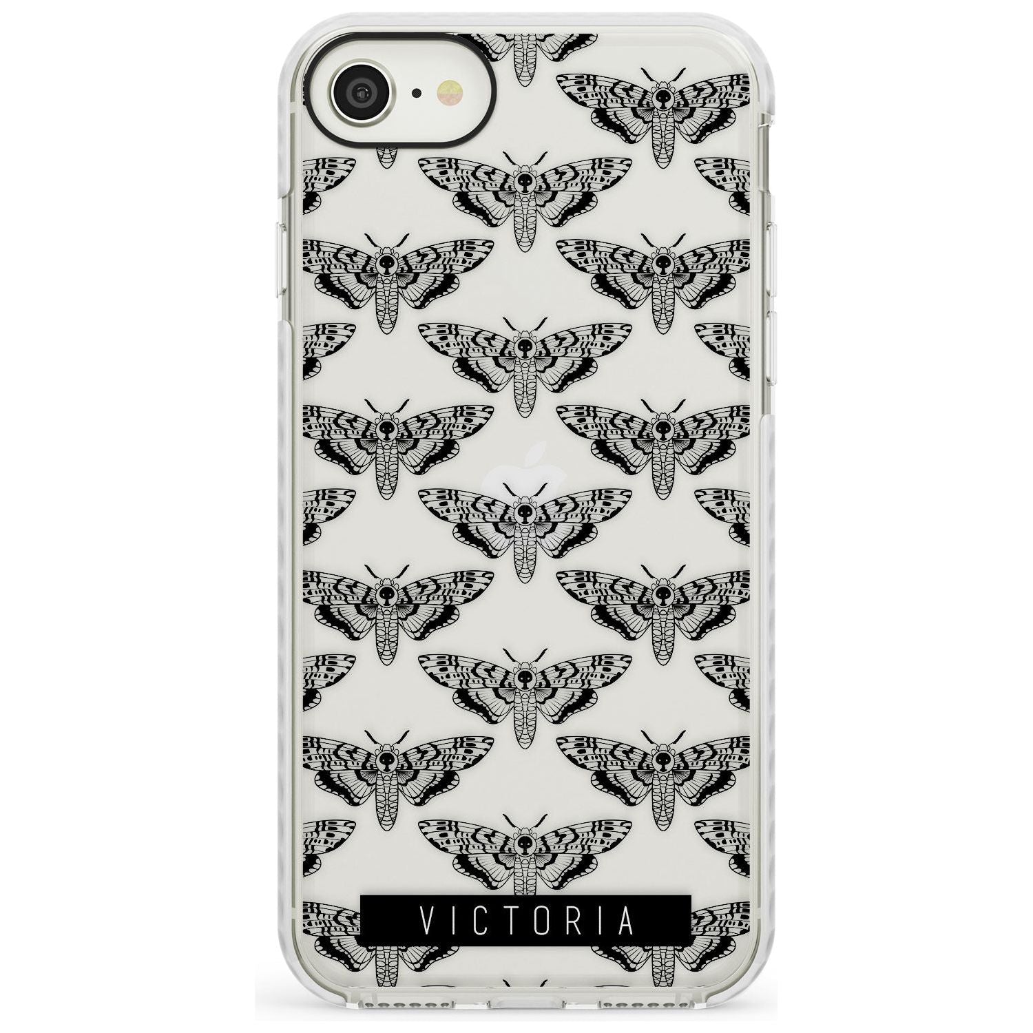Customised Hawk Moth Pattern iPhone Case Impact Case Custom Phone Case - Case Warehouse