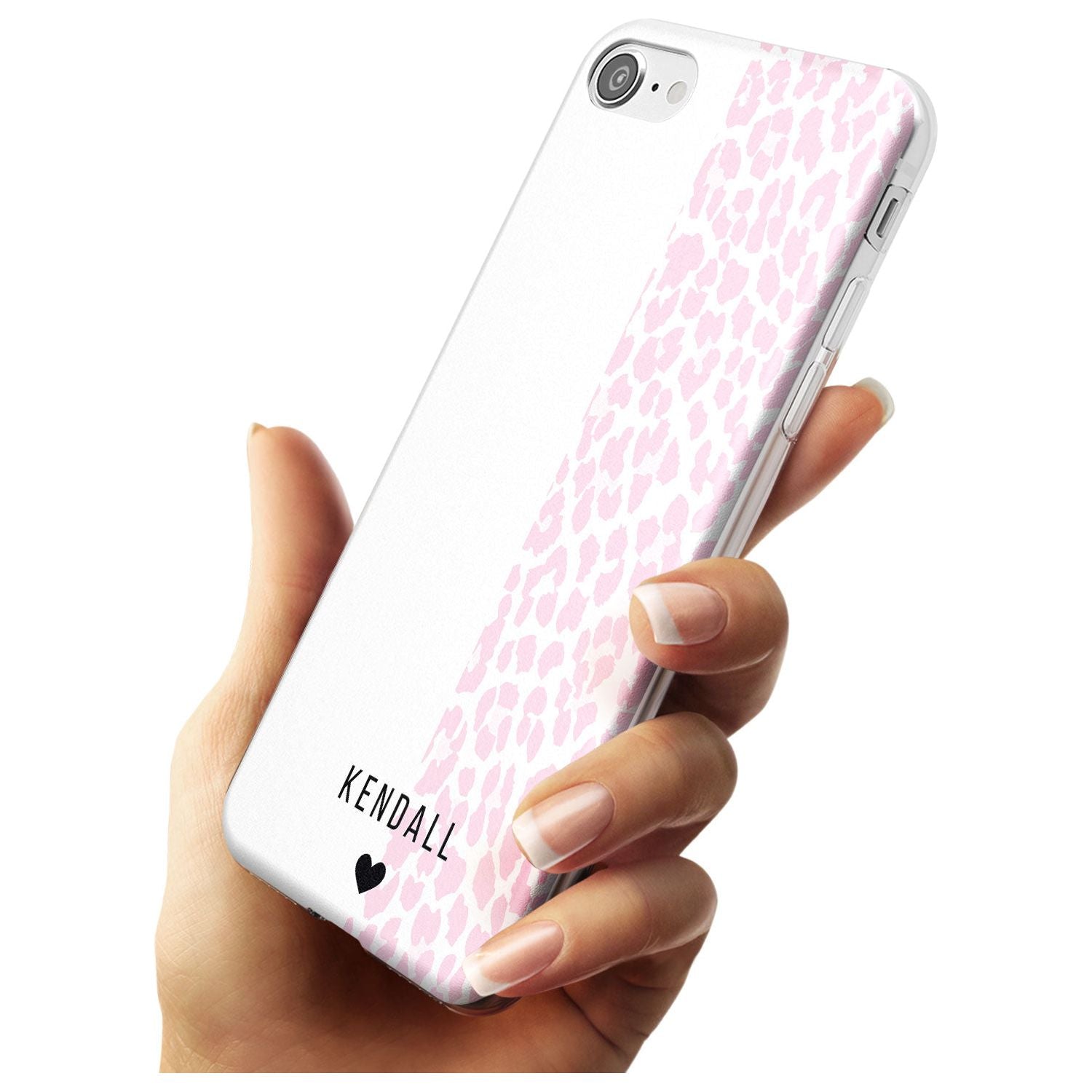 Custom Pink & White Leopard Spots iPhone Case Custom Phone Case - Case Warehouse