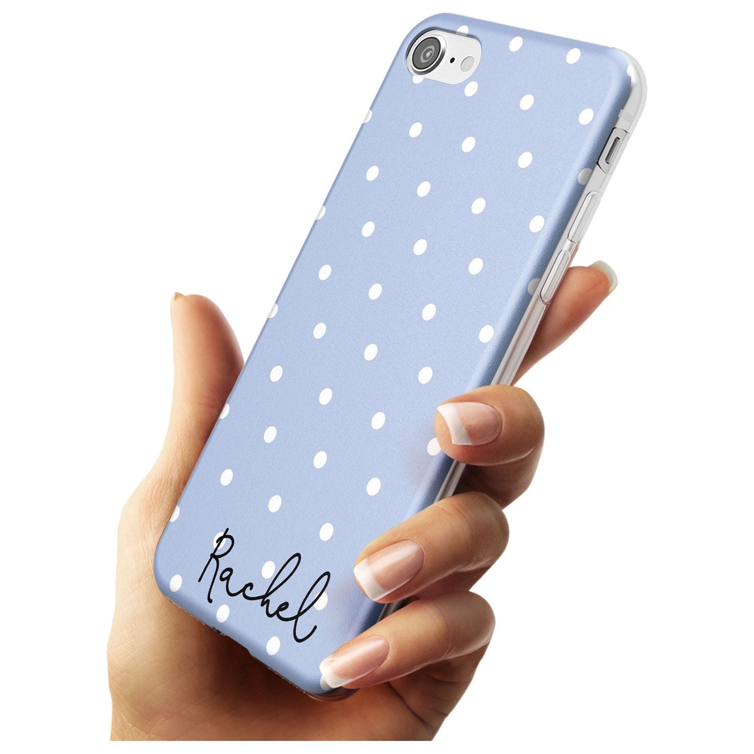 Simple Light Blue Dots iPhone Case Custom Phone Case - Case Warehouse