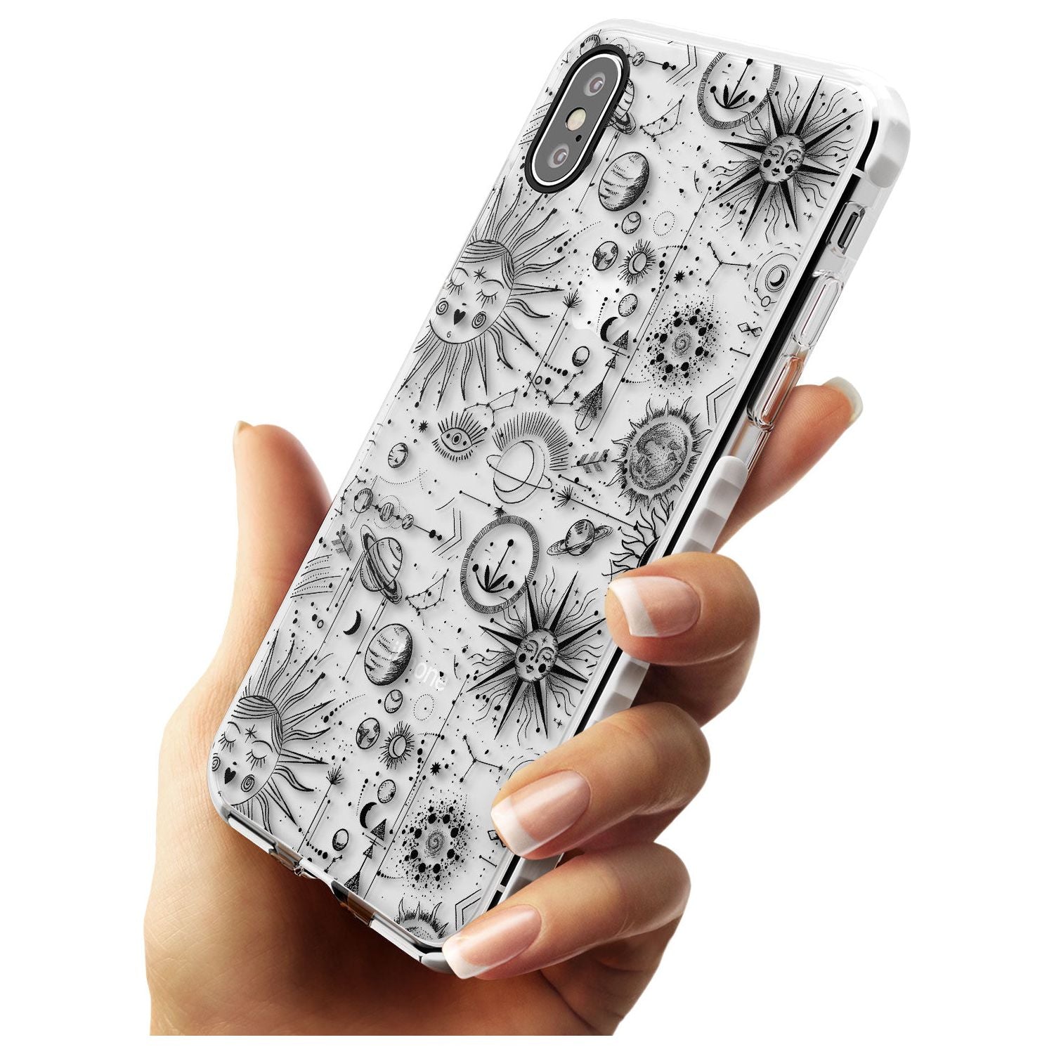 Suns & Planets Vintage Astrological Impact Phone Case for iPhone X XS Max XR