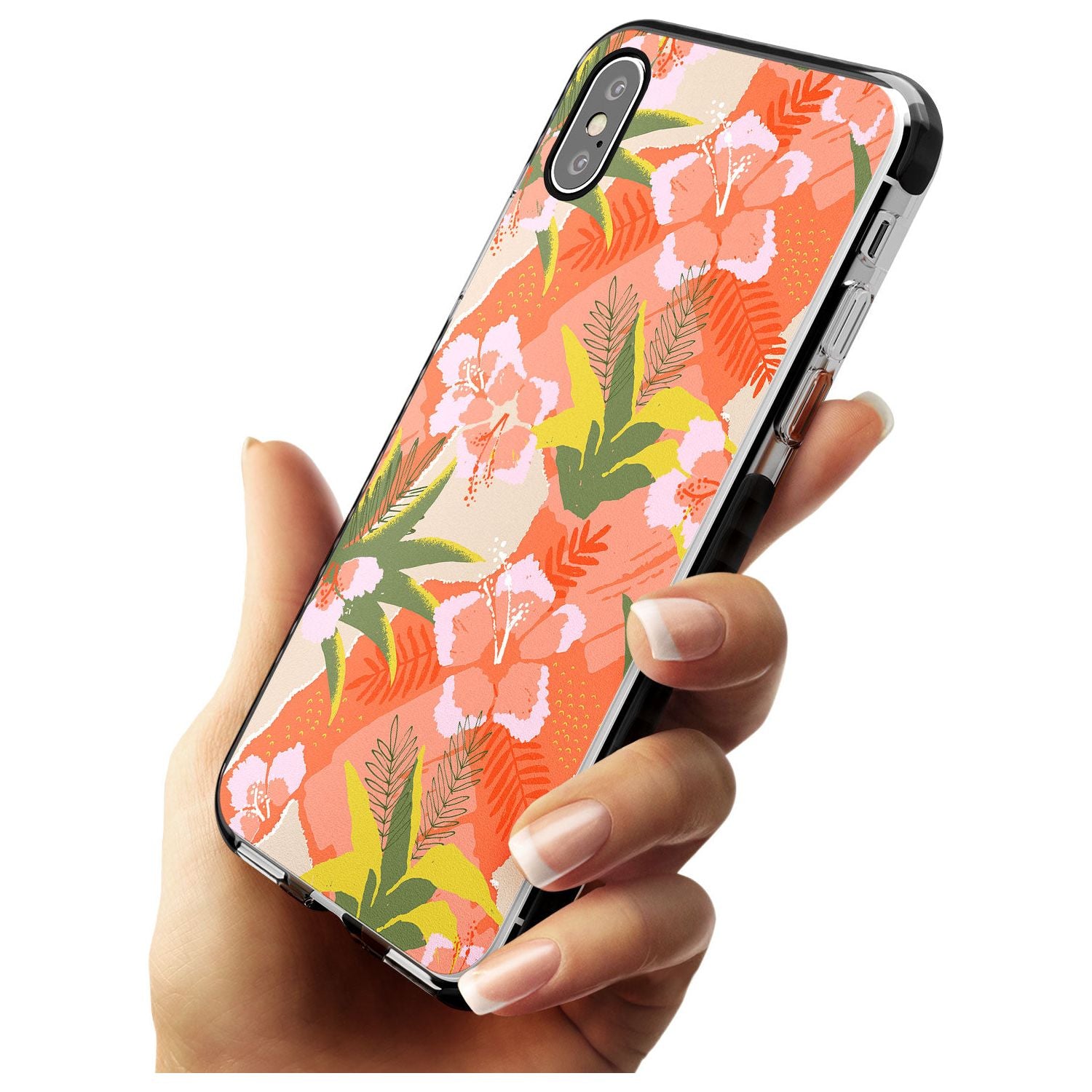 Hawaiian Flowers Abstract Pattern iPhone Case Phone Case - Case Warehouse