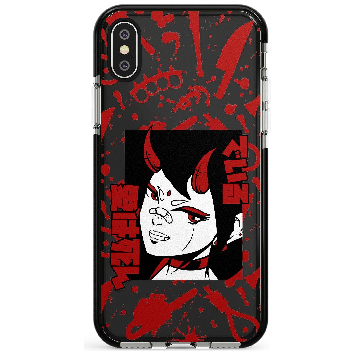 She's a Devil Black Impact Phone Case for iPhone X XS Max XR