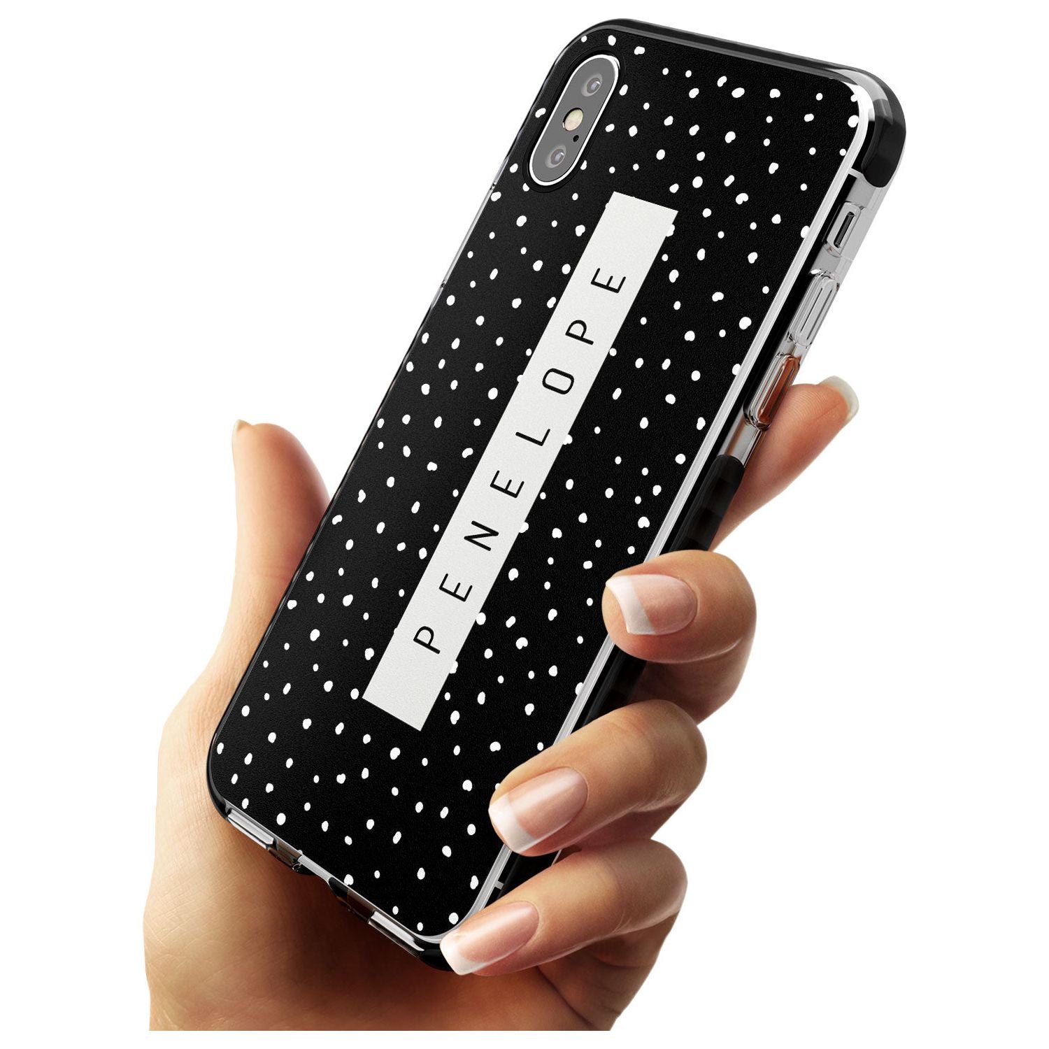 Custom Black Dots iPhone Case Custom Phone Case - Case Warehouse