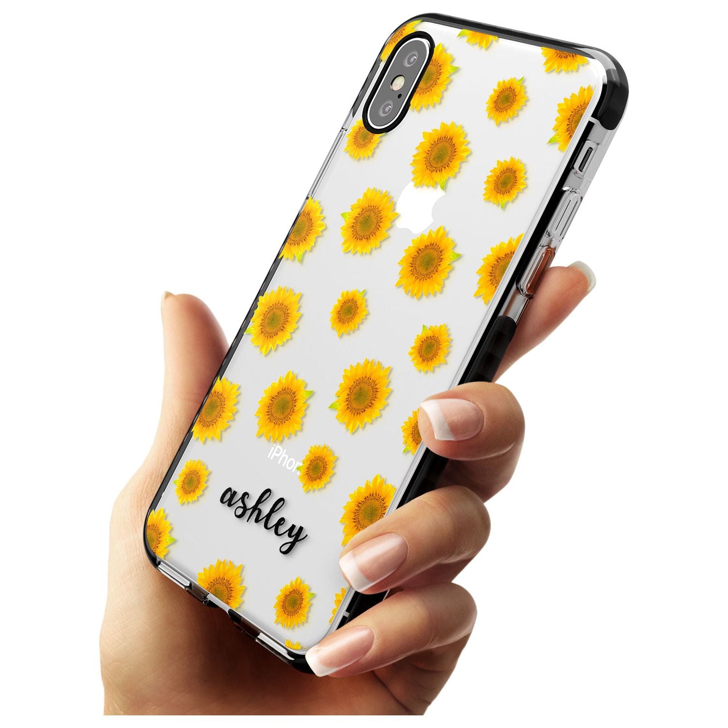 Sunflowers & Cursive iPhone Case Custom Phone Case - Case Warehouse