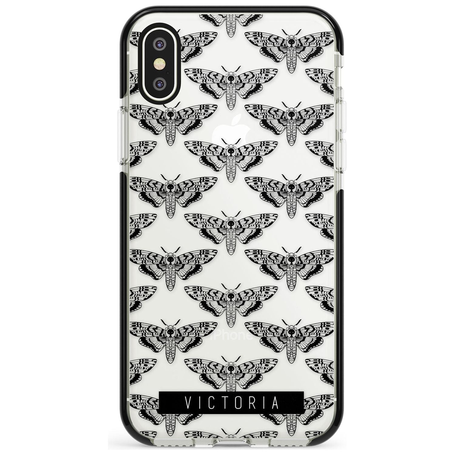 Customised Hawk Moth Pattern iPhone Case Custom Phone Case - Case Warehouse