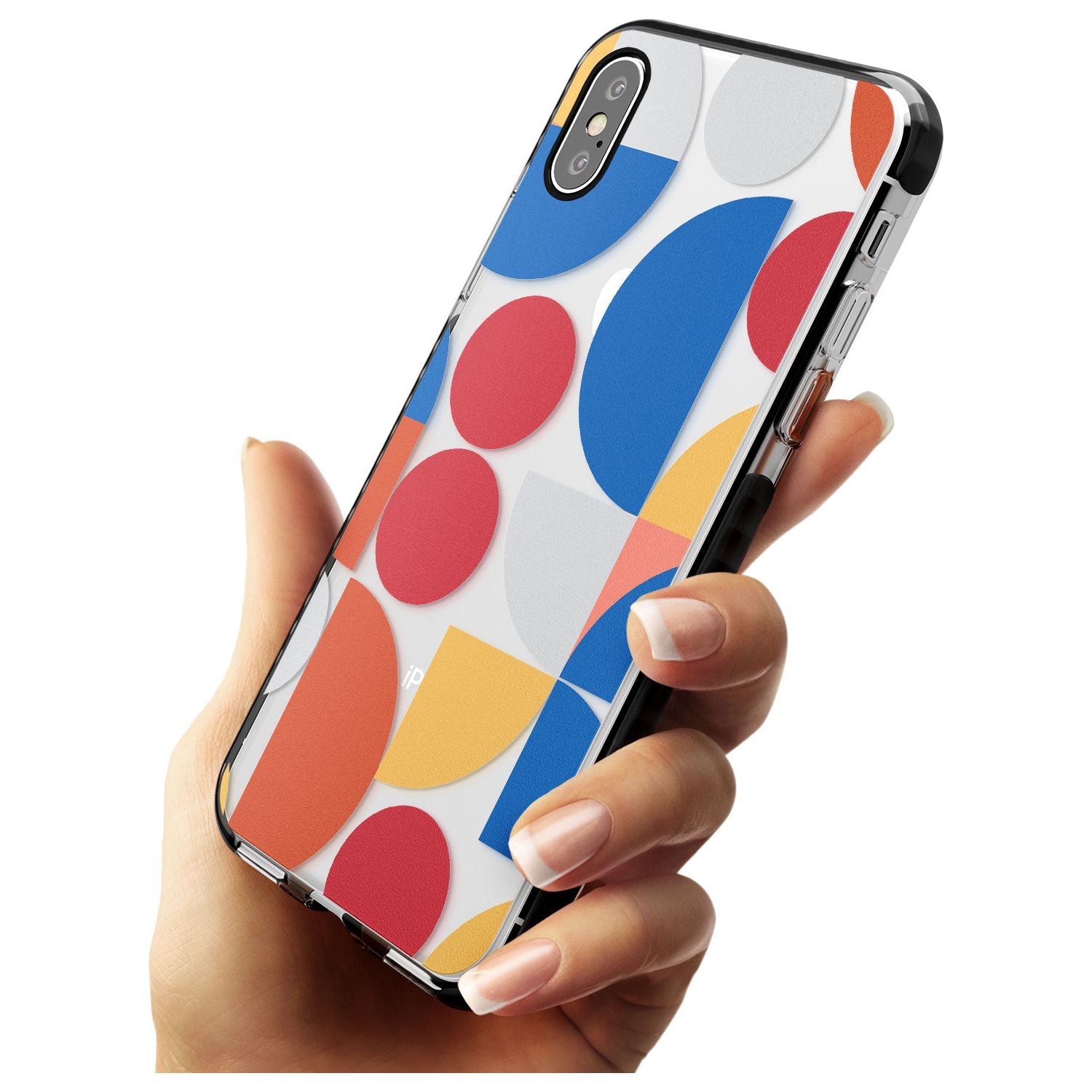 Abstract Colourful Mix Black Impact Phone Case for iPhone X XS Max XR