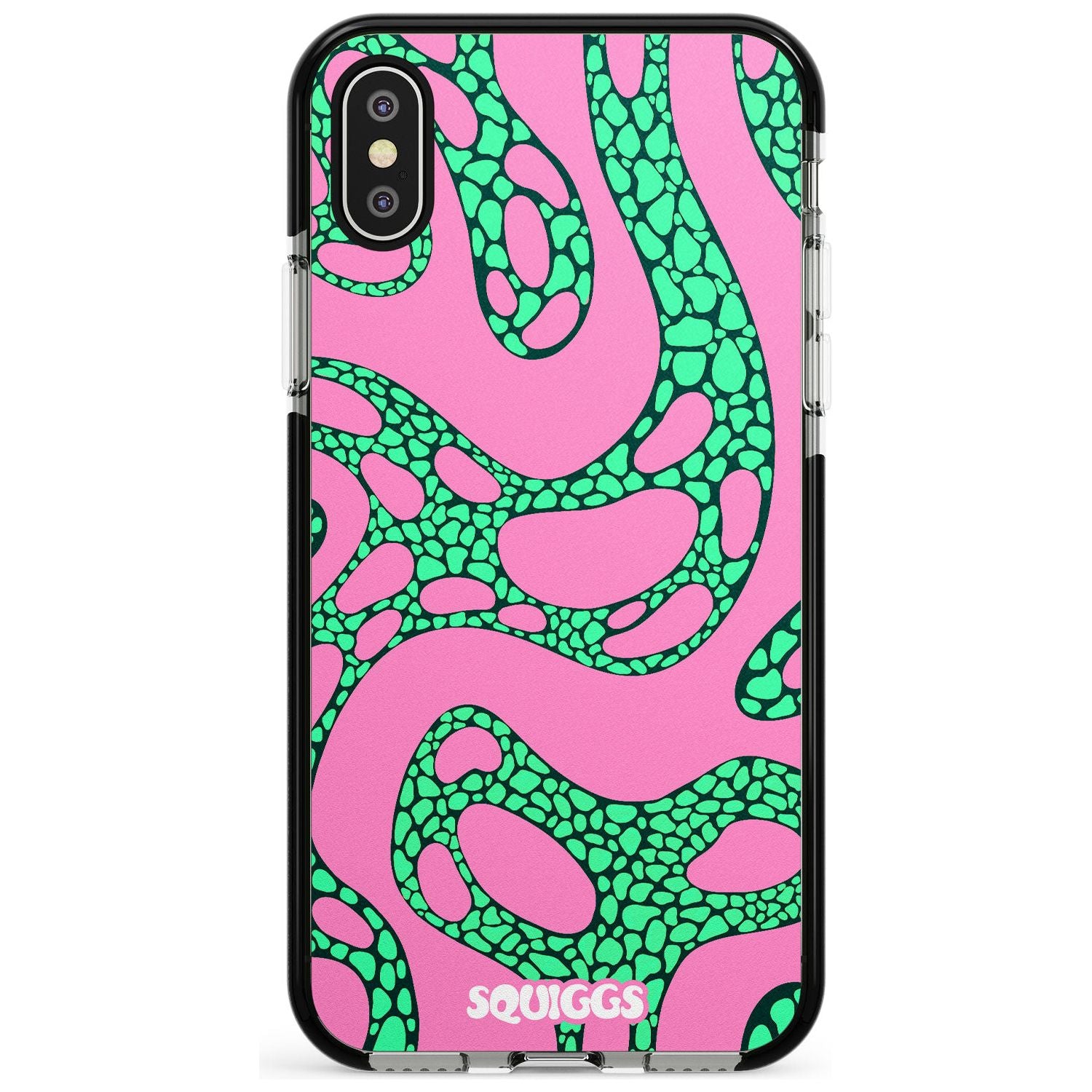 Alien Glow Pink Fade Impact Phone Case for iPhone X XS Max XR