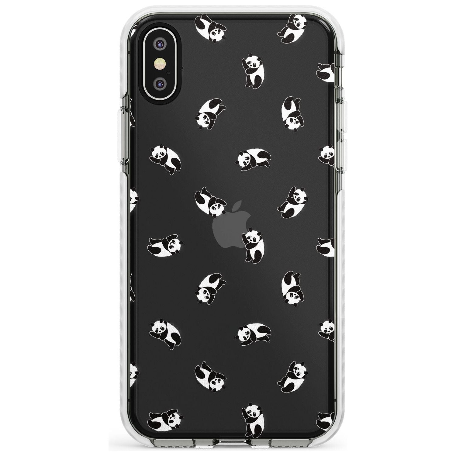 Tiny Panda Pattern Slim TPU Phone Case Warehouse X XS Max XR