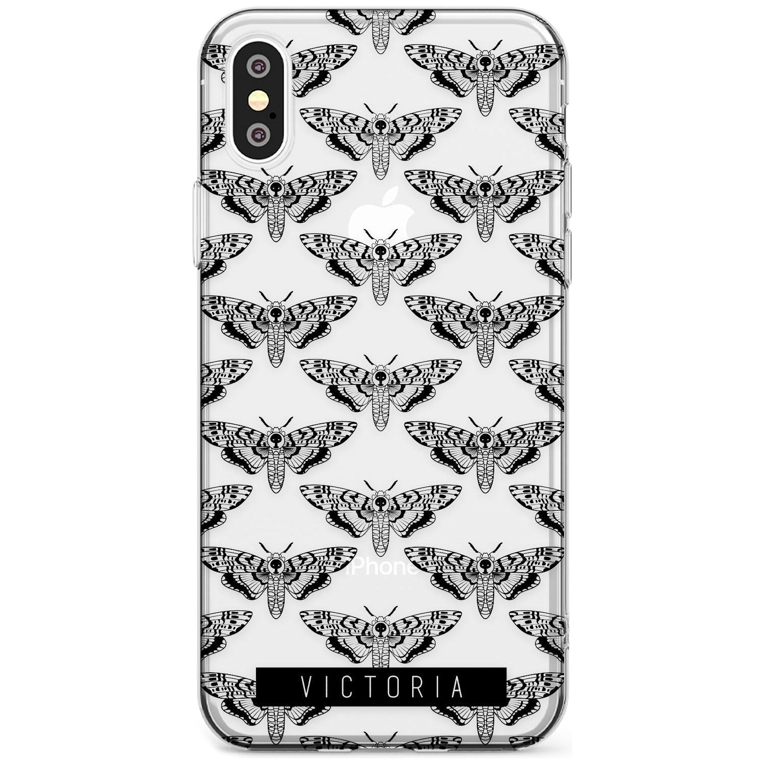 Customised Hawk Moth Pattern iPhone Case Slim Case Custom Phone Case - Case Warehouse