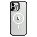 Clear Black Impact Phone Case iPhone 13 Pro Max / Magsafe Black Impact Case Blanc Space
