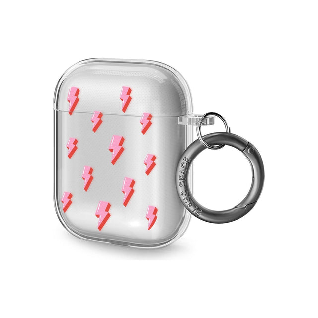 Pink Bolt Pattern AirPods Case (2nd Generation)