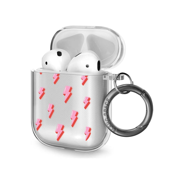 Pink Bolt Pattern AirPods Case (2nd Generation)