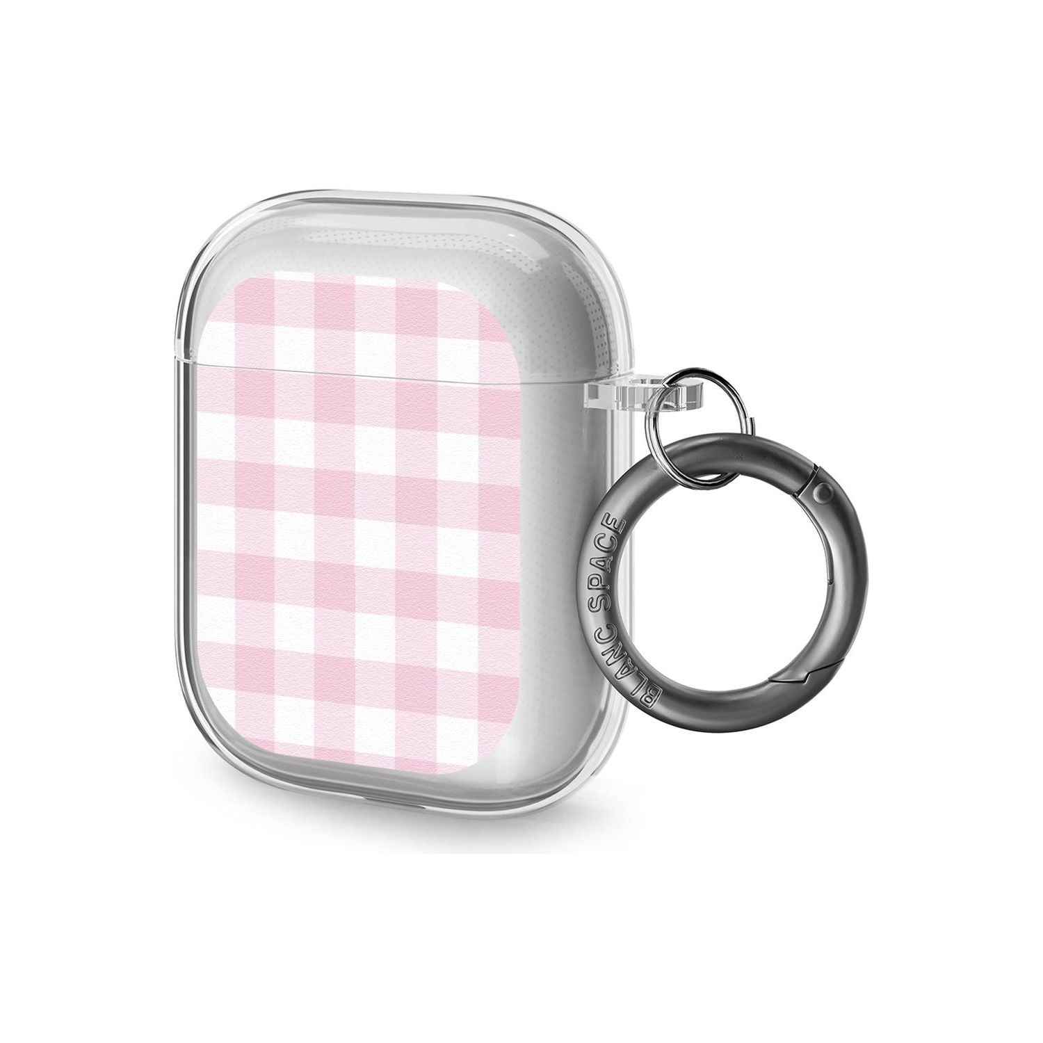Pink Gingham Pattern AirPods Case (2nd Generation)