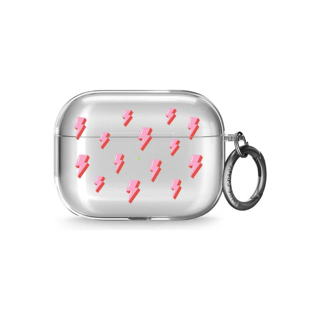 Pink Bolt Pattern AirPods Pro Case