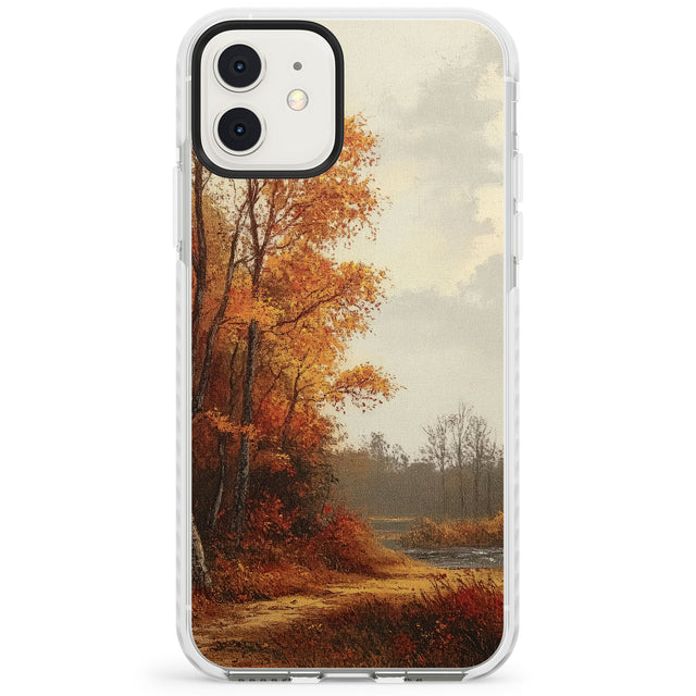 Vintage Autumn Oil Painting Impact Phone Case for iPhone 11, iphone 12