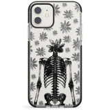 Skeleton Flower Impact Phone Case for iPhone 11, iphone 12