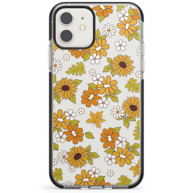 Boho Sunflowers Impact Phone Case for iPhone 11, iphone 12