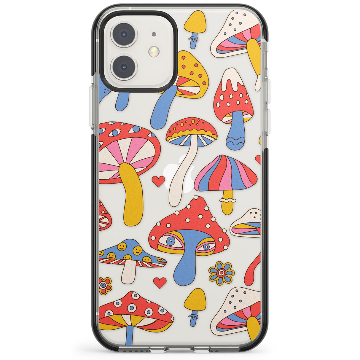 Vibrant Shrooms Impact Phone Case for iPhone 11, iphone 12