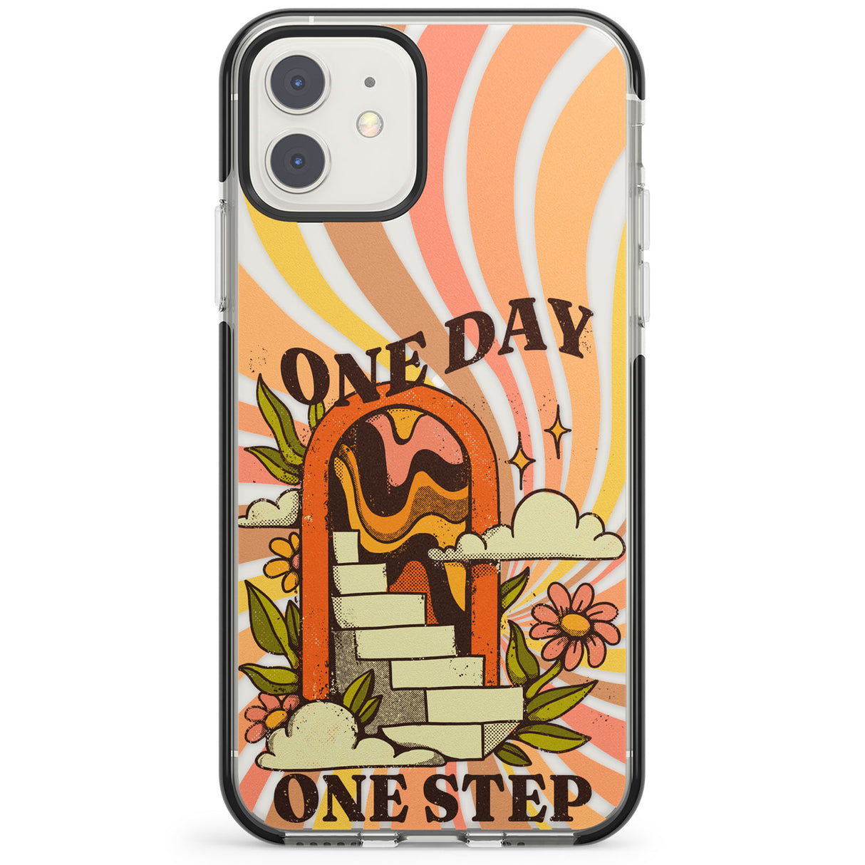 One Day One Step Impact Phone Case for iPhone 11, iphone 12