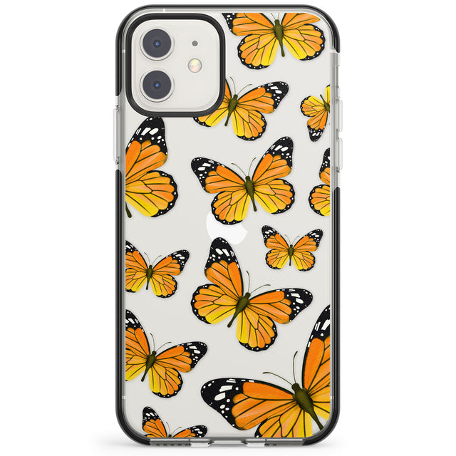 Sun-Yellow Butterflies Impact Phone Case for iPhone 11, iphone 12