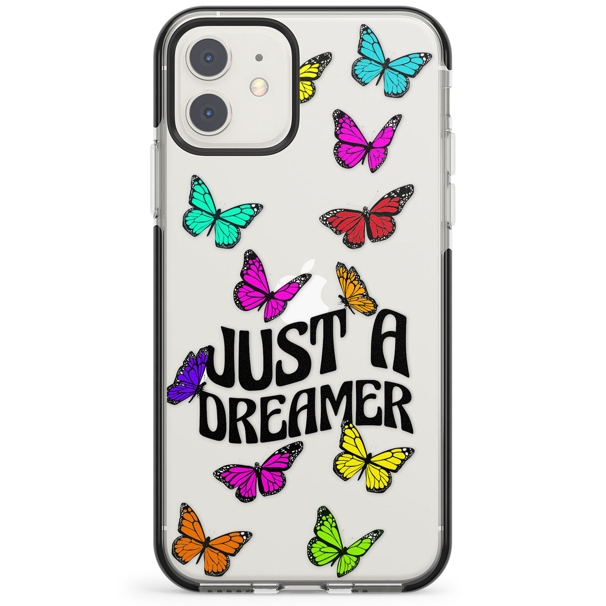 Just a Dreamer Butterfly Impact Phone Case for iPhone 11, iphone 12