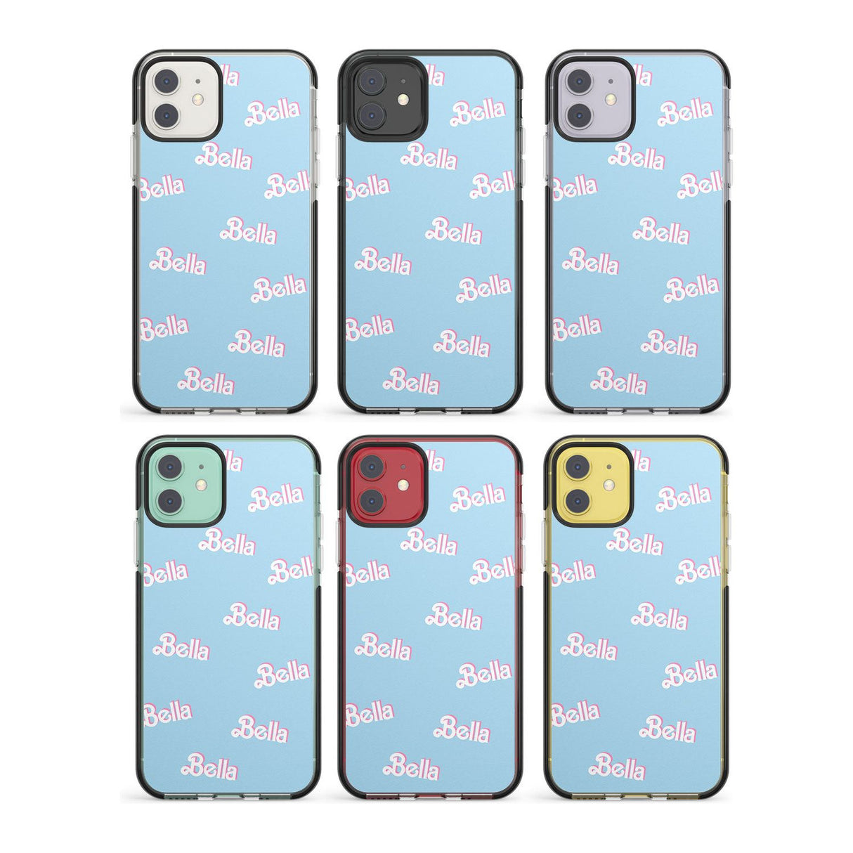 Personalised Pink Dream Camera Impact Phone Case for iPhone 11, iphone 12