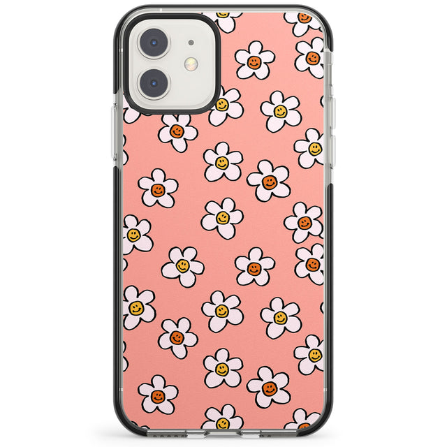 Peachy Daisy Smiles Impact Phone Case for iPhone 11, iphone 12