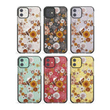 Halloween Skulls and Flowers Impact Phone Case for iPhone 11, iphone 12