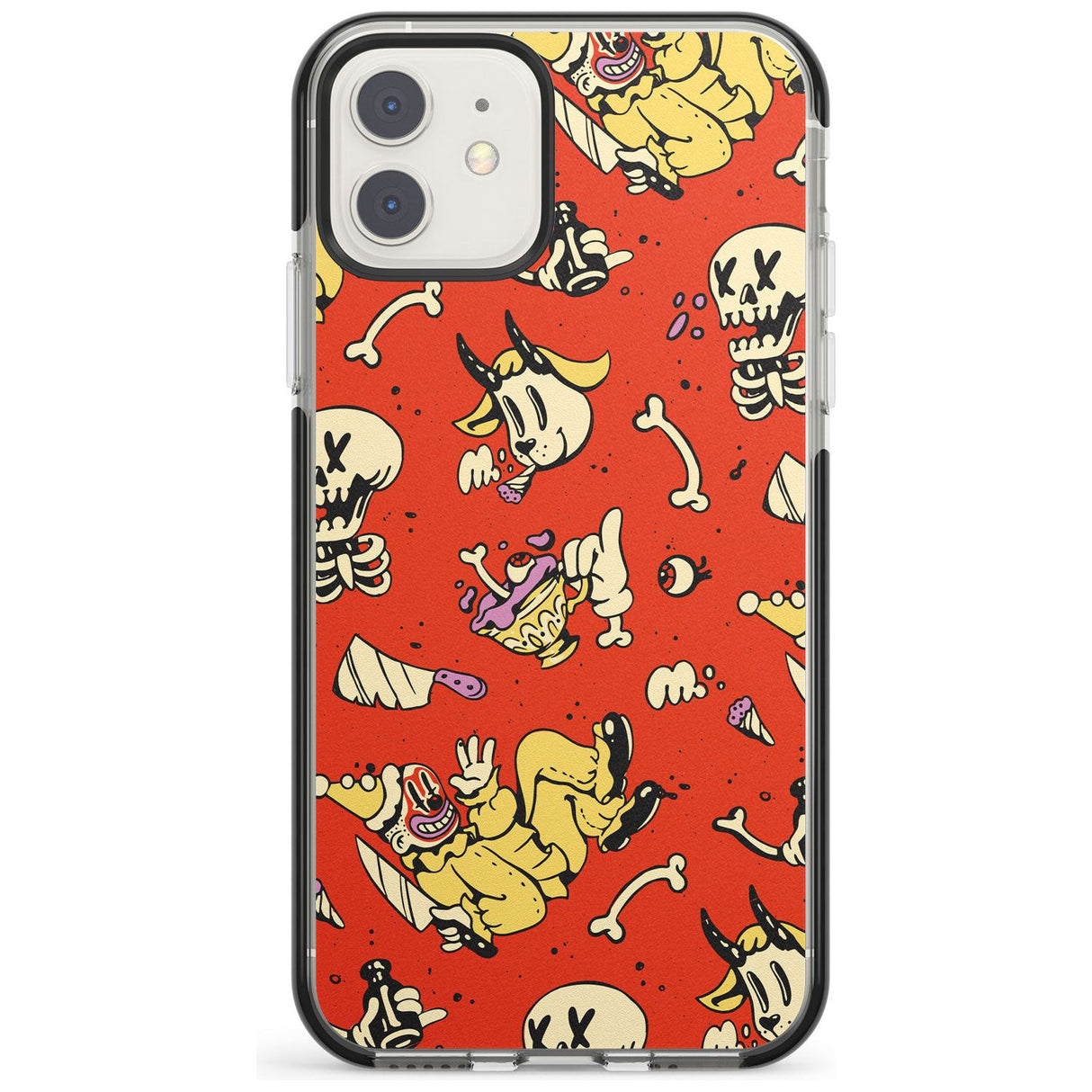 Halloween Mix Pattern Impact Phone Case for iPhone 11, iphone 12