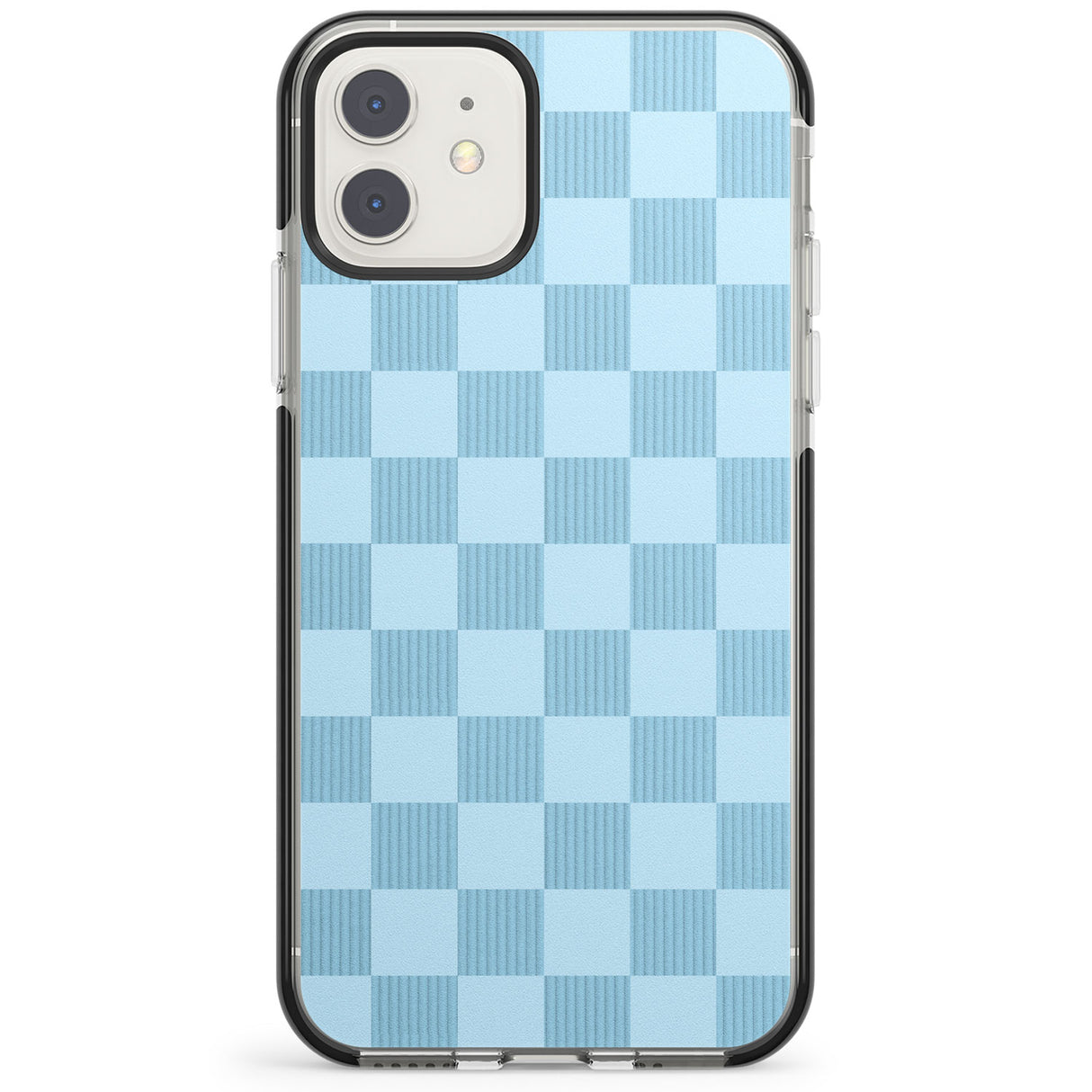 SKYBLUE CHECKERED Impact Phone Case for iPhone 11, iphone 12