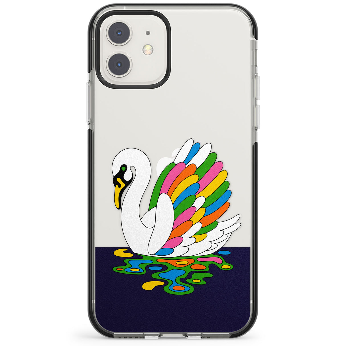 Serene Swan Impact Phone Case for iPhone 11, iphone 12