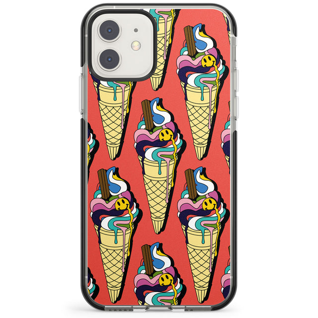 Trip & Drip Ice Cream (Red) Impact Phone Case for iPhone 11, iphone 12