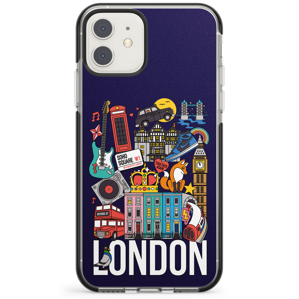 London Calling Impact Phone Case for iPhone 11, iphone 12