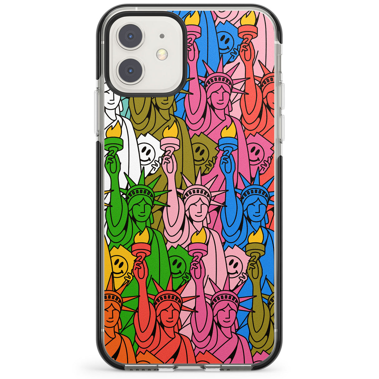 Multicolour Liberty Pattern Impact Phone Case for iPhone 11, iphone 12