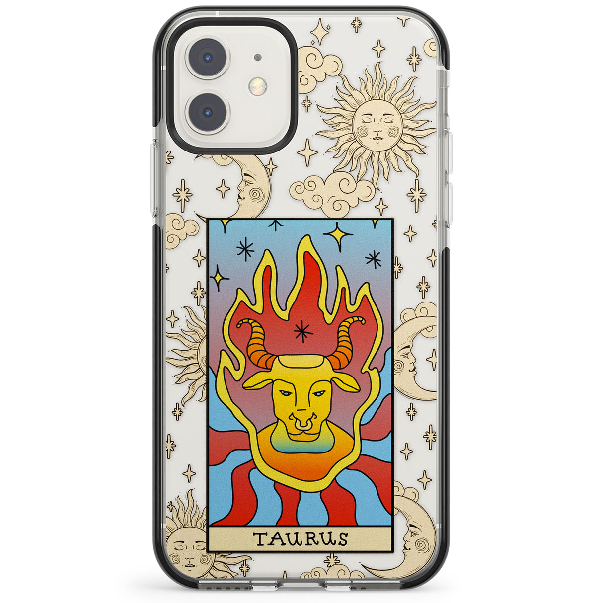 Celestial Zodiac - Taurus Impact Phone Case for iPhone 11, iphone 12