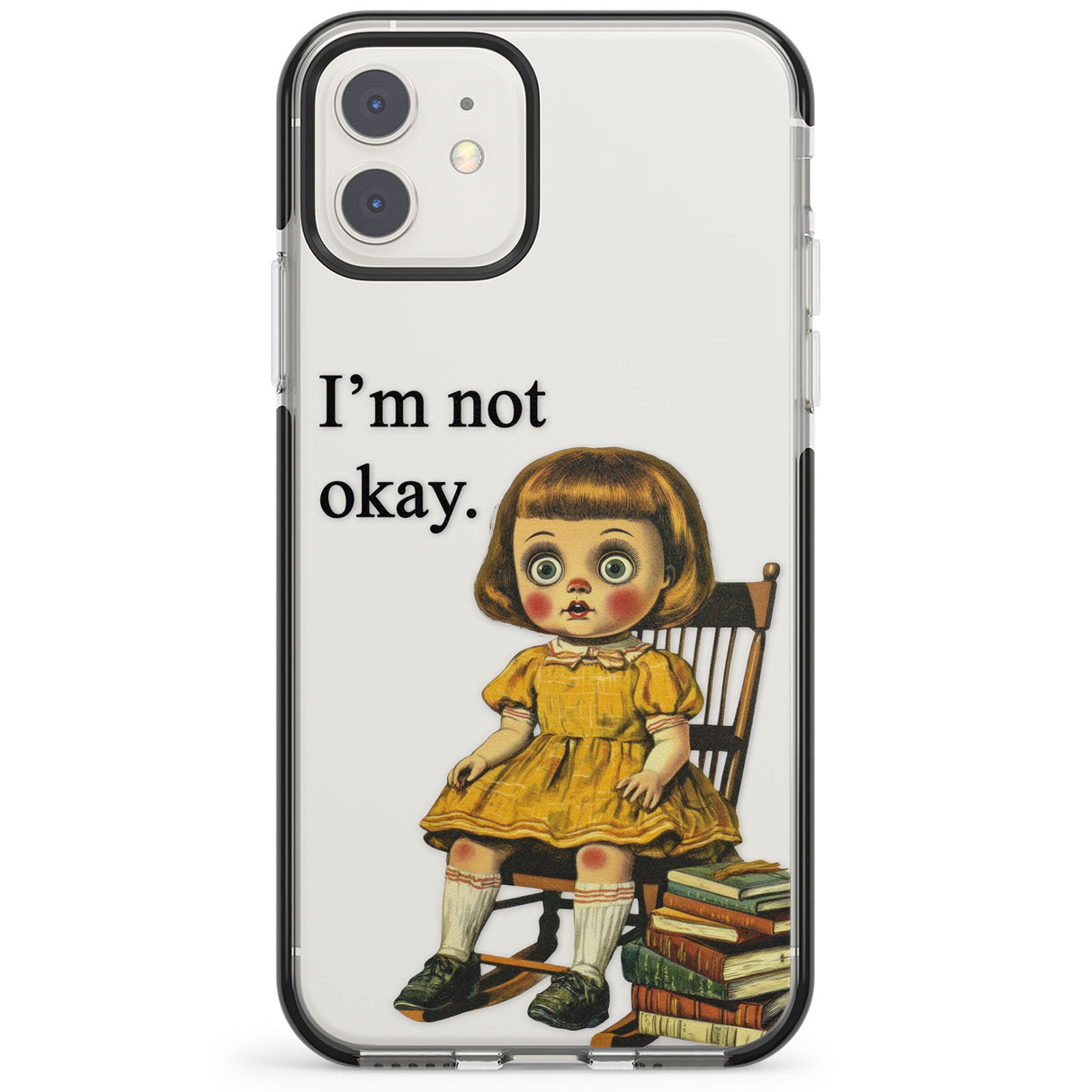 I'm Not Okay Impact Phone Case for iPhone 11, iphone 12