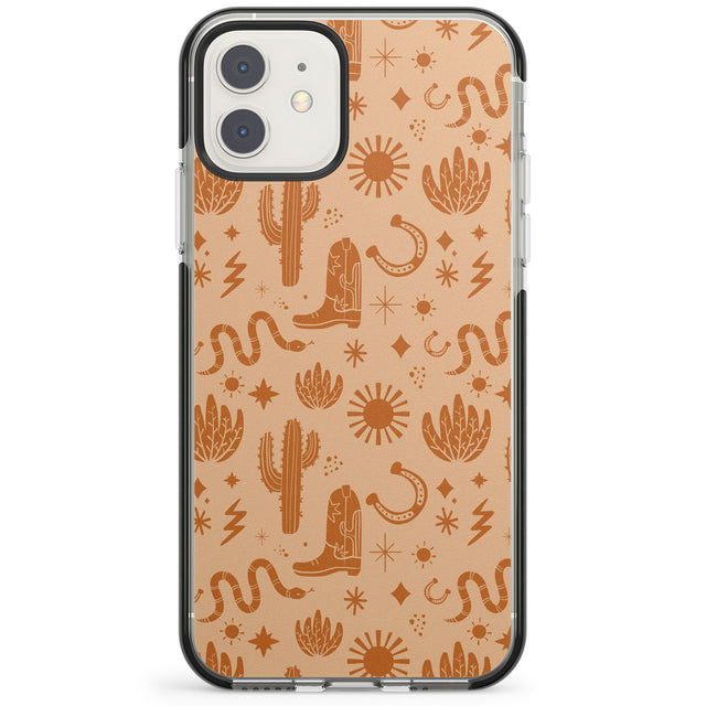 Wild West Pattern Impact Phone Case for iPhone 11, iphone 12