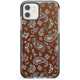 Brown Bandana Impact Phone Case for iPhone 11, iphone 12