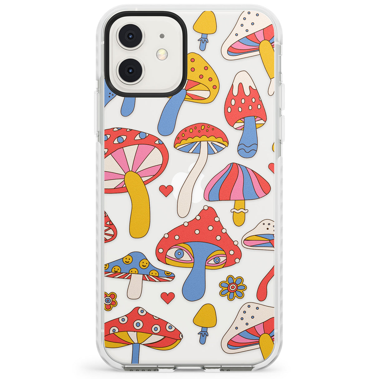 Vibrant Shrooms Impact Phone Case for iPhone 11, iphone 12