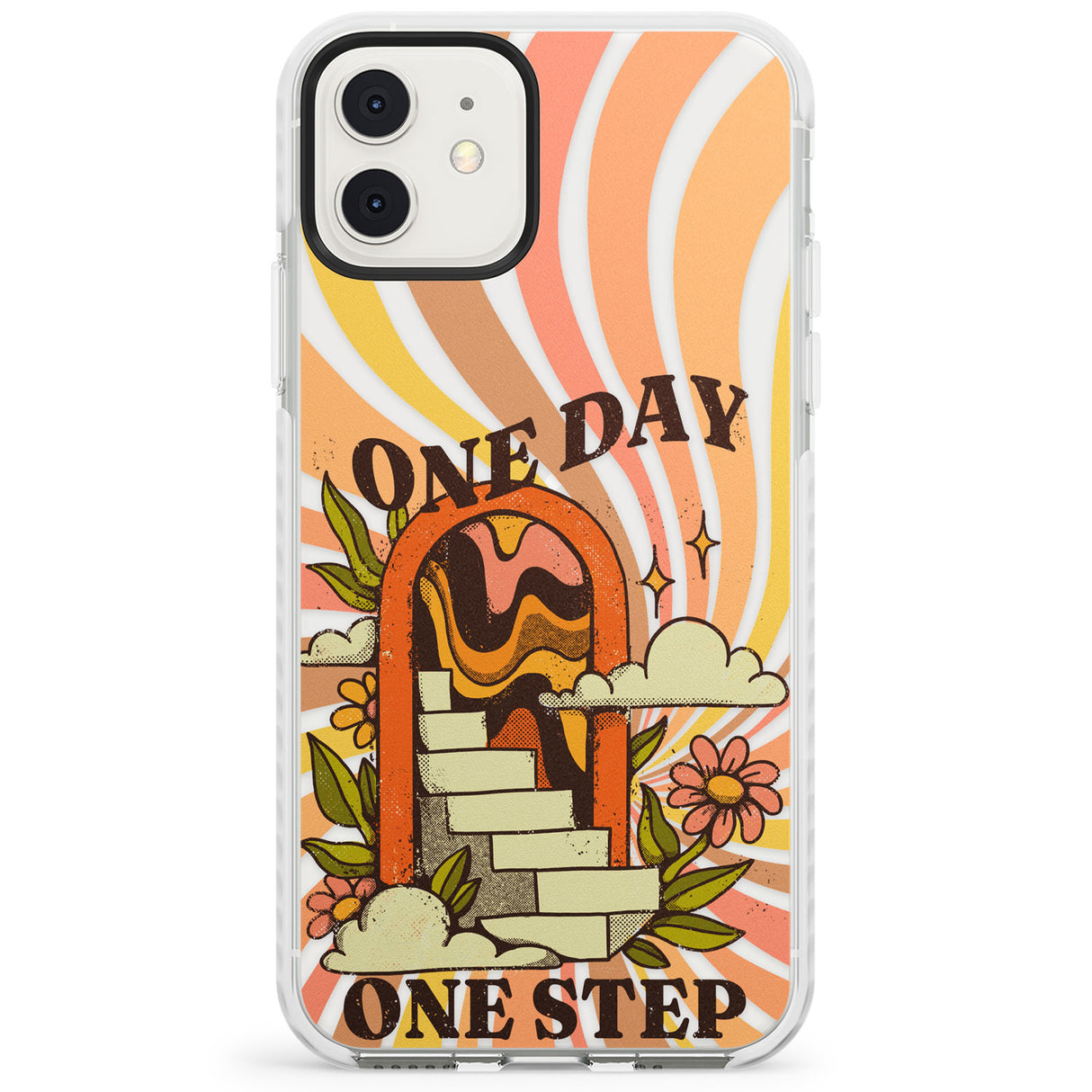 One Day One Step Impact Phone Case for iPhone 11, iphone 12