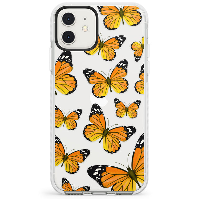 Sun-Yellow Butterflies Impact Phone Case for iPhone 11, iphone 12