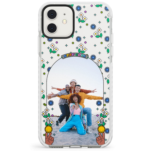 Personalised Summer Photo Frame Impact Phone Case for iPhone 11, iphone 12