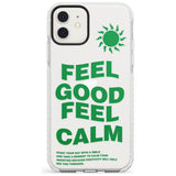 Feel Good Feel Calm (Green) Impact Phone Case for iPhone 11, iphone 12