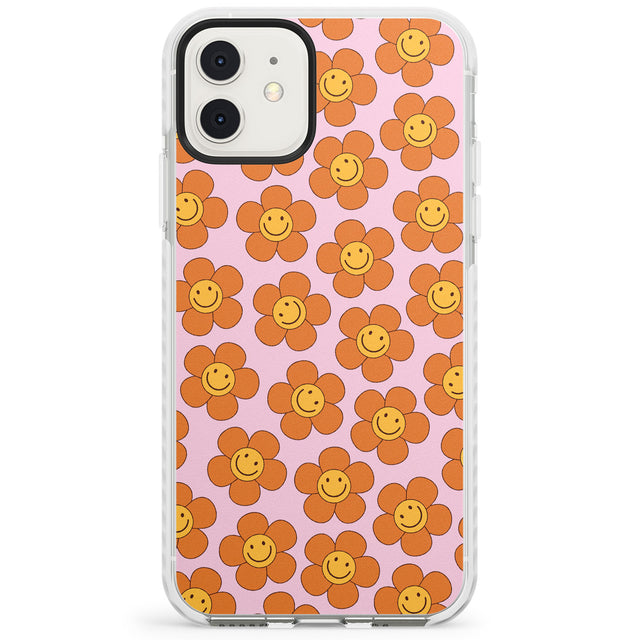 Floral Smiles Impact Phone Case for iPhone 11, iphone 12