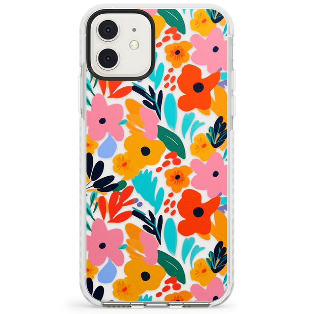 Floral Fiesta Impact Phone Case for iPhone 11, iphone 12