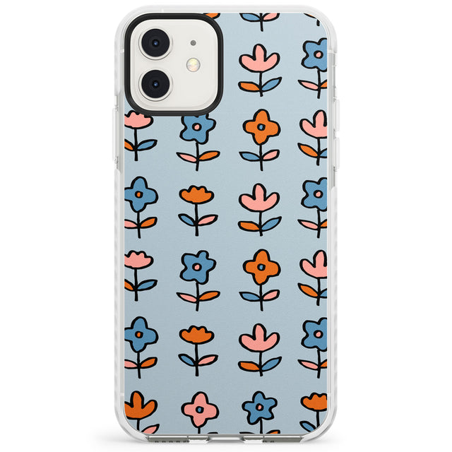 Vinage Floral Array Impact Phone Case for iPhone 11, iphone 12