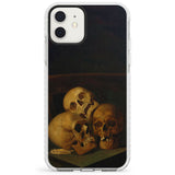 Still Life of Three Skulls Impact Phone Case for iPhone 11, iphone 12