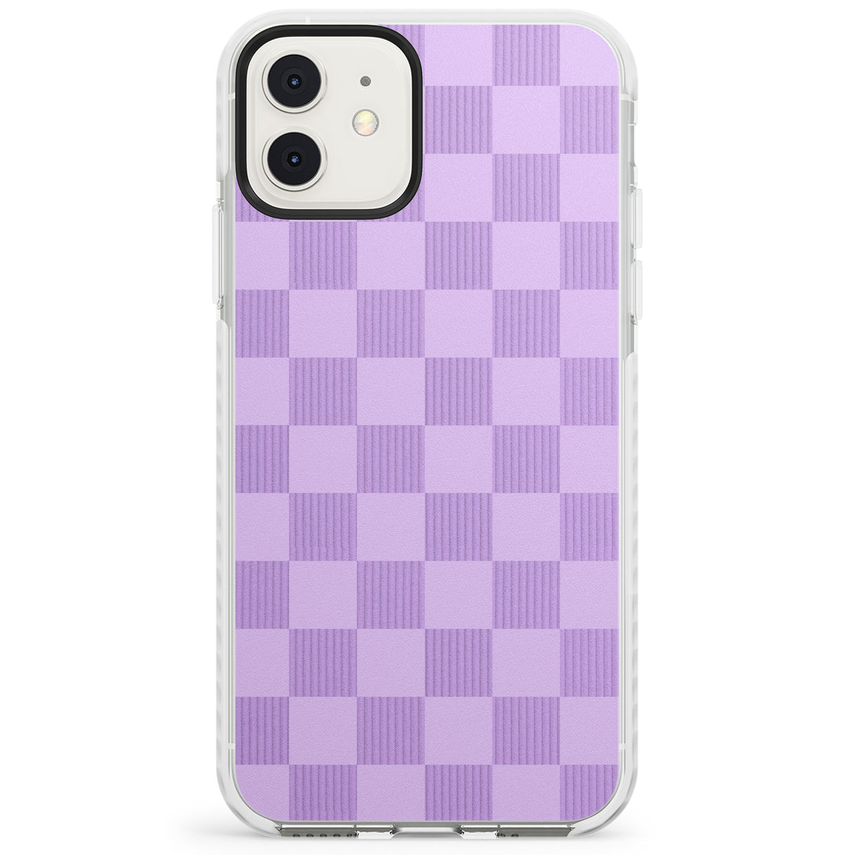 LILAC CHECKERED Impact Phone Case for iPhone 11, iphone 12